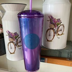Gorgeous purple Starbucks  tumbler! Get ready for summer with this stunning cup!